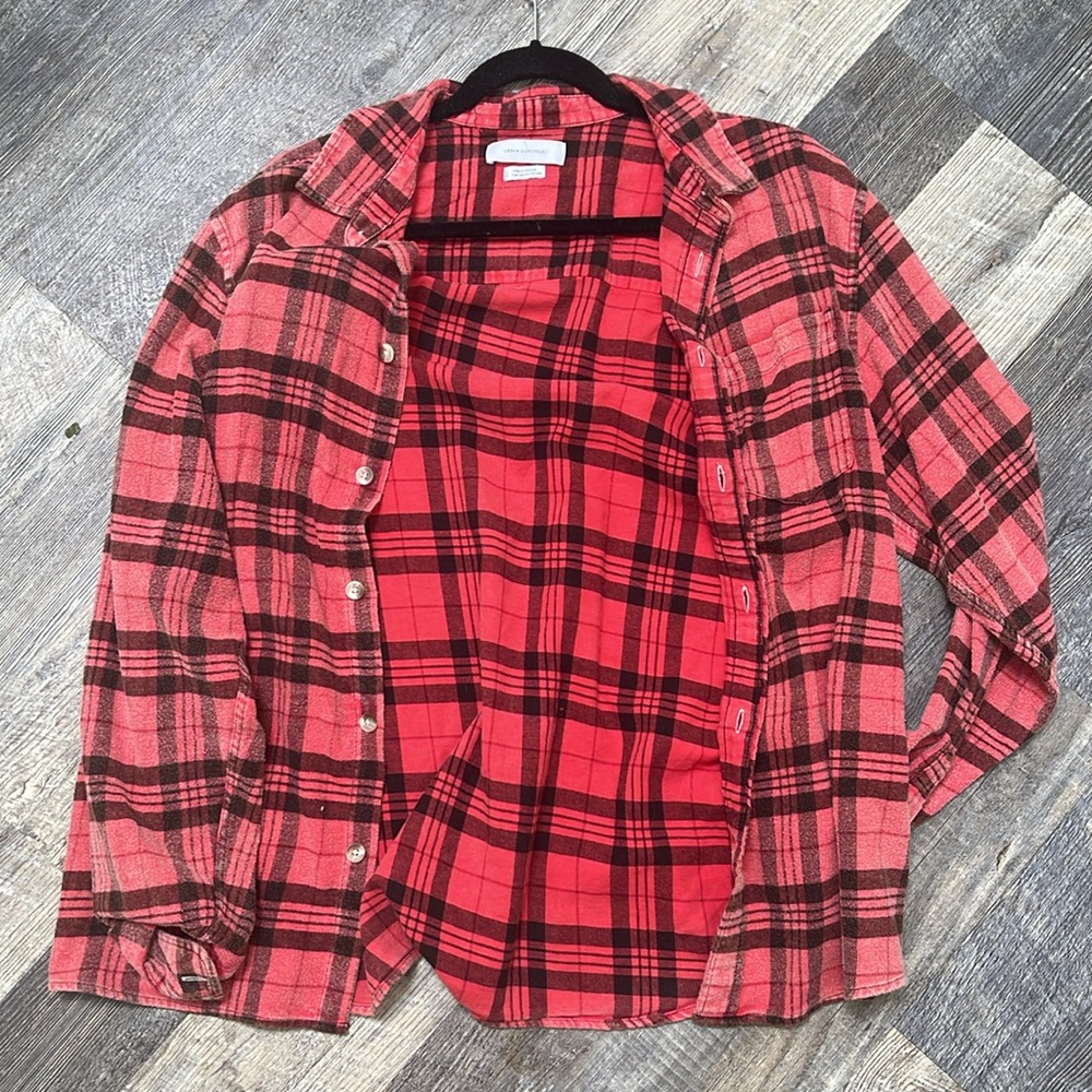 Perfect faded vintage red and black urban outfitters flannel